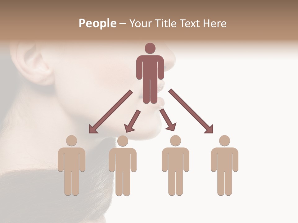 Sensuality Beauty Carefree PowerPoint Template