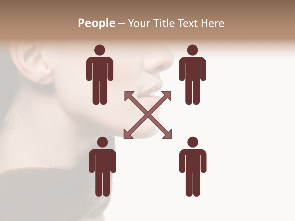 Sensuality Beauty Carefree PowerPoint Template