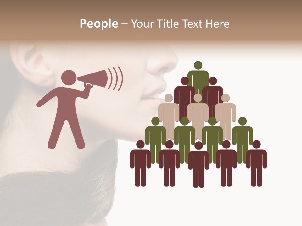 Sensuality Beauty Carefree PowerPoint Template