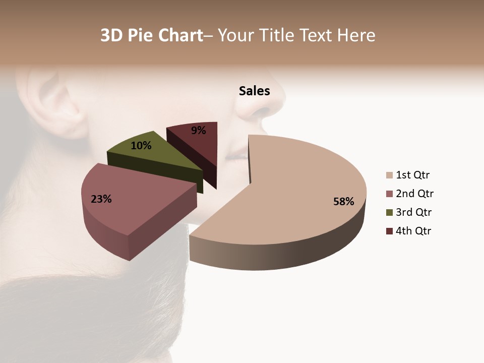 Sensuality Beauty Carefree PowerPoint Template