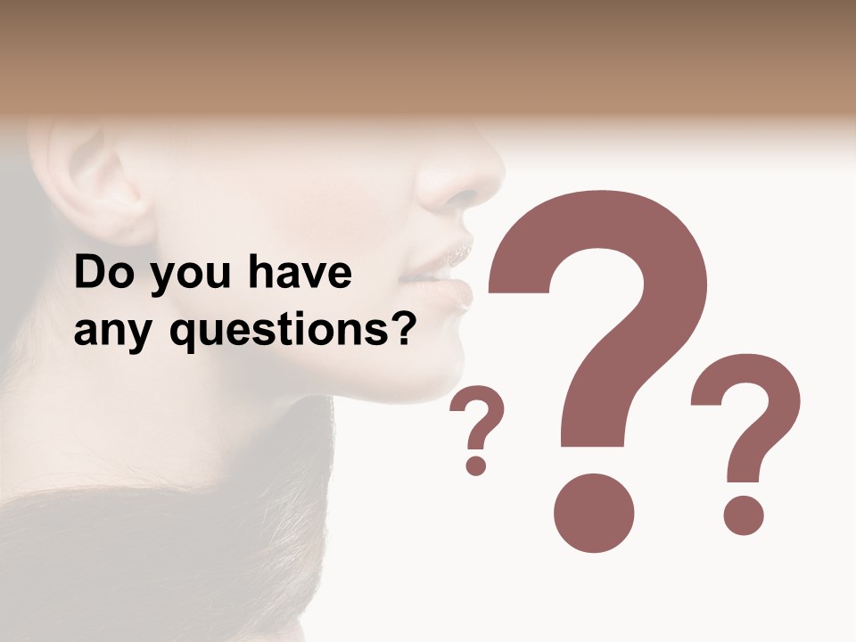 Sensuality Beauty Carefree PowerPoint Template