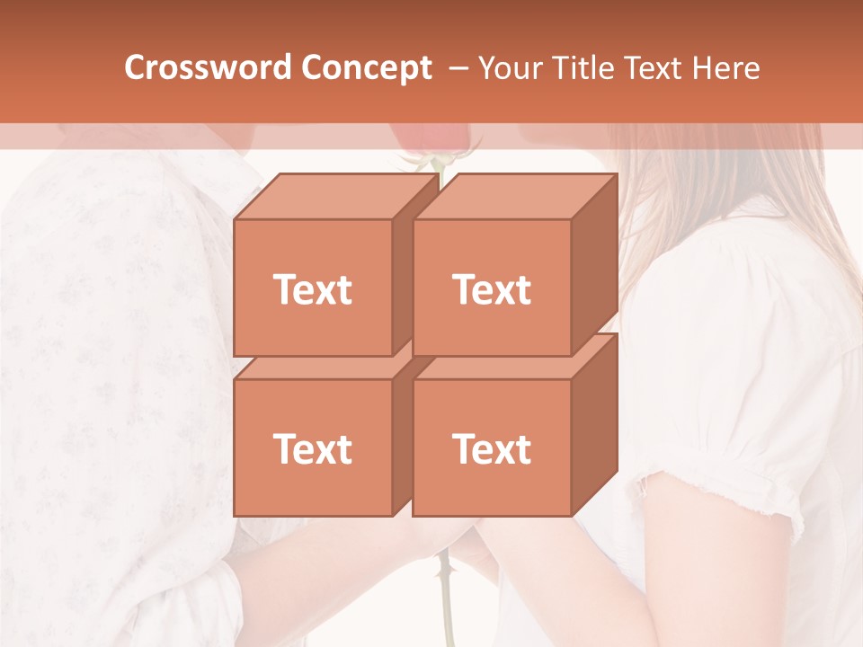 Girlfriend Merry Youth PowerPoint Template