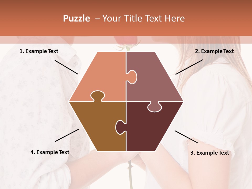 Girlfriend Merry Youth PowerPoint Template