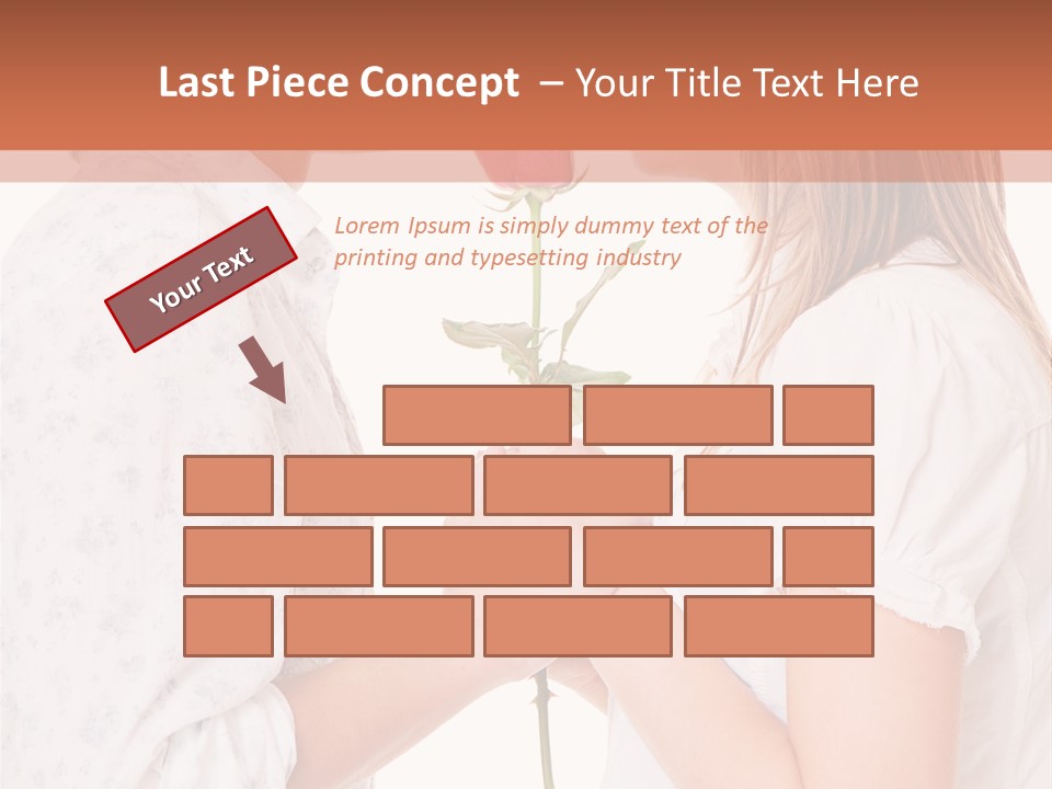 Girlfriend Merry Youth PowerPoint Template