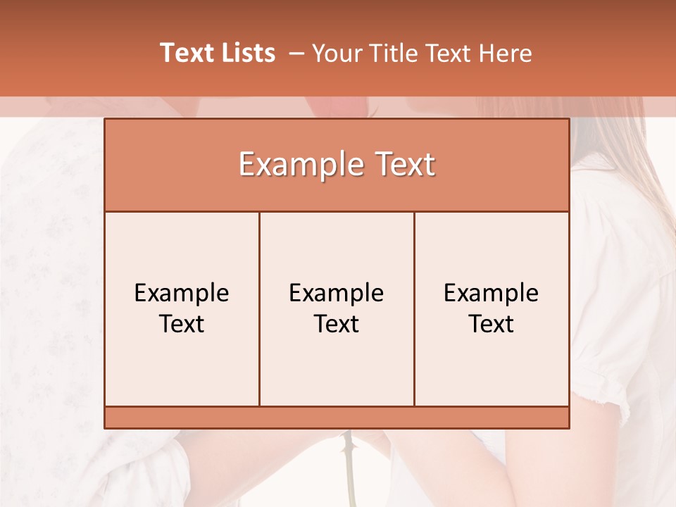 Girlfriend Merry Youth PowerPoint Template