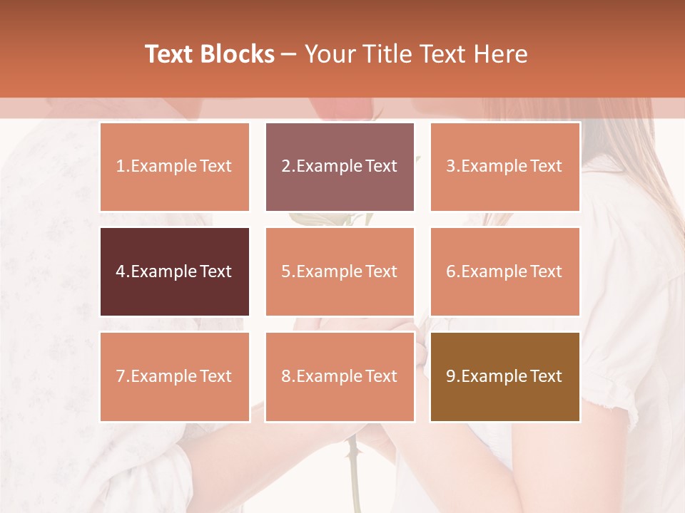 Girlfriend Merry Youth PowerPoint Template