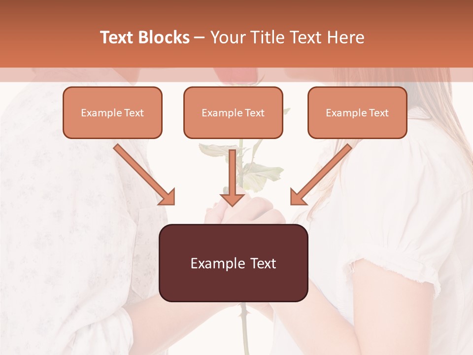 Girlfriend Merry Youth PowerPoint Template