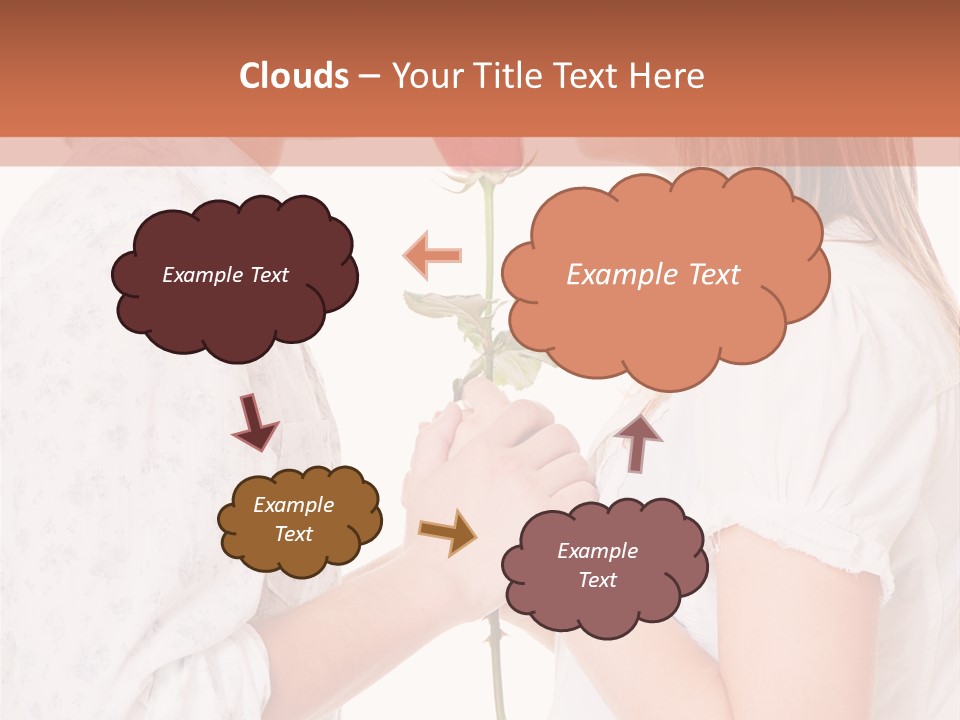 Girlfriend Merry Youth PowerPoint Template