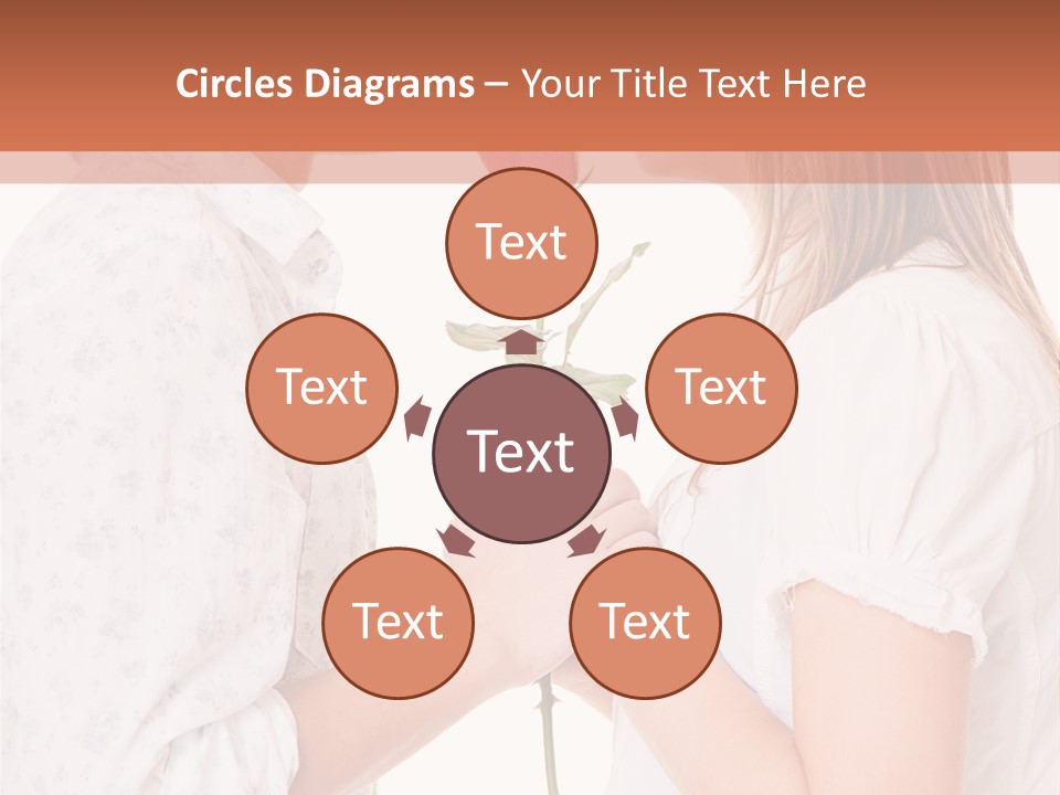 Girlfriend Merry Youth PowerPoint Template