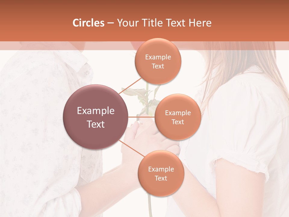 Girlfriend Merry Youth PowerPoint Template