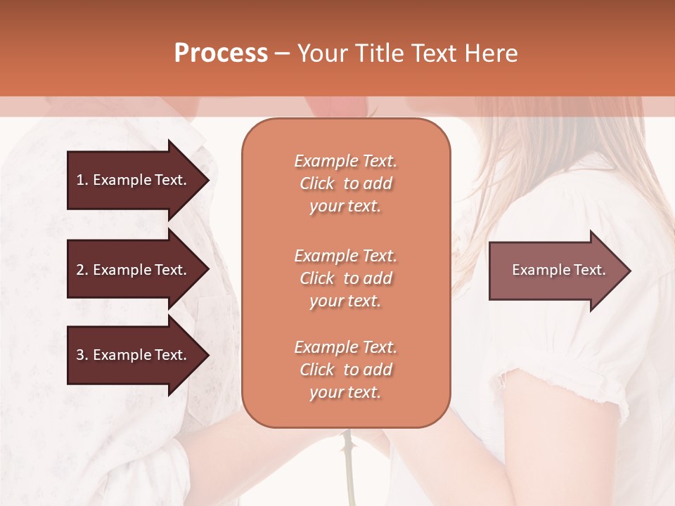 Girlfriend Merry Youth PowerPoint Template