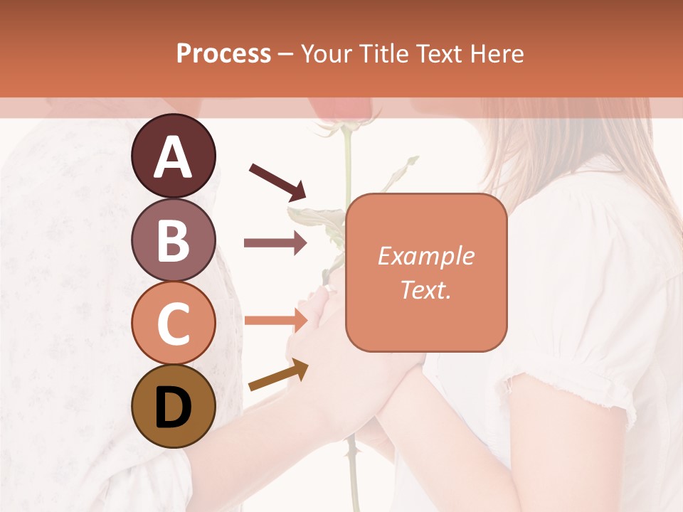 Girlfriend Merry Youth PowerPoint Template