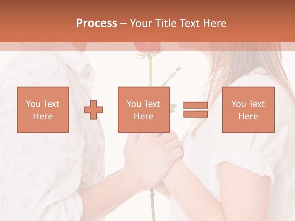 Girlfriend Merry Youth PowerPoint Template