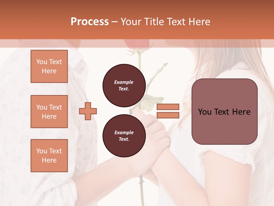 Girlfriend Merry Youth PowerPoint Template