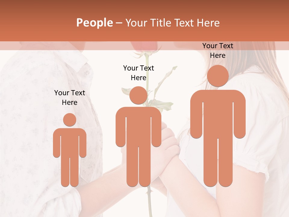 Girlfriend Merry Youth PowerPoint Template