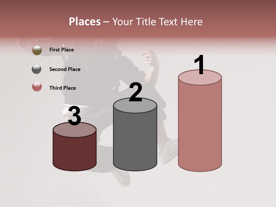 A Man Jumping In The Air With A Hoodie On PowerPoint Template