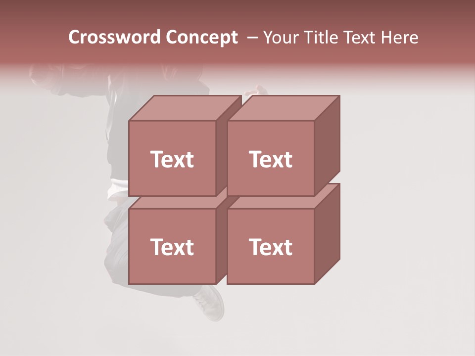 A Man Jumping In The Air With A Hoodie On PowerPoint Template