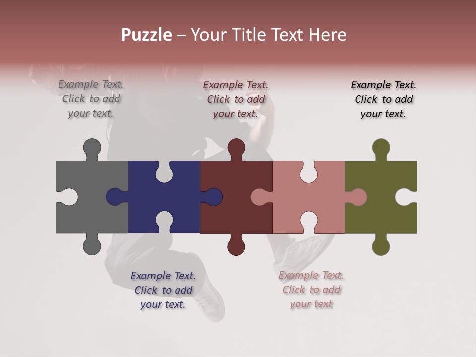 A Man Jumping In The Air With A Hoodie On PowerPoint Template