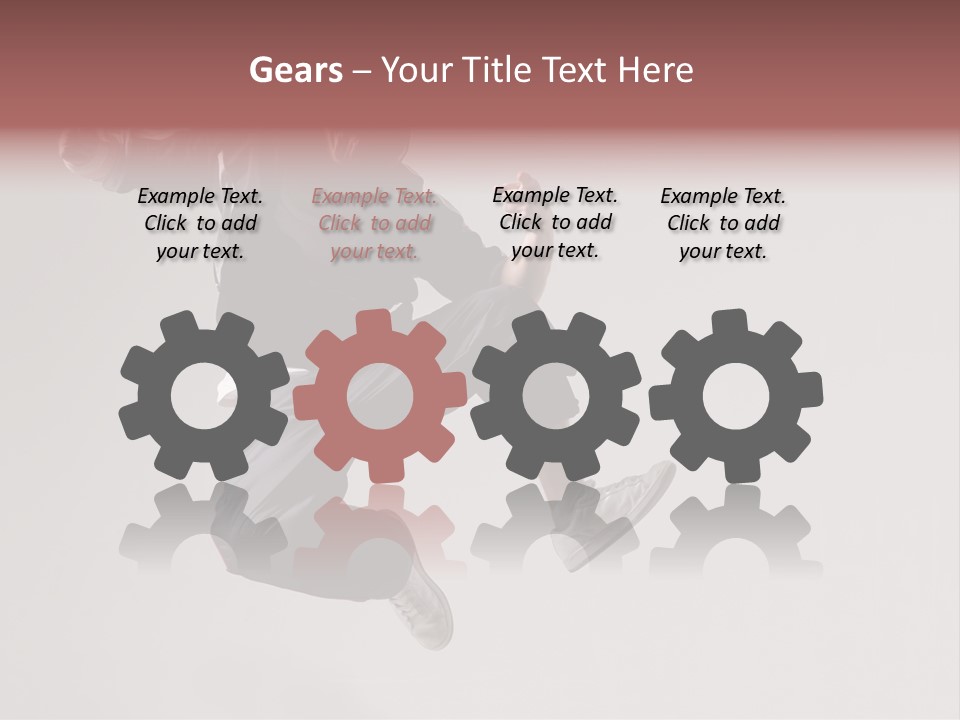 A Man Jumping In The Air With A Hoodie On PowerPoint Template