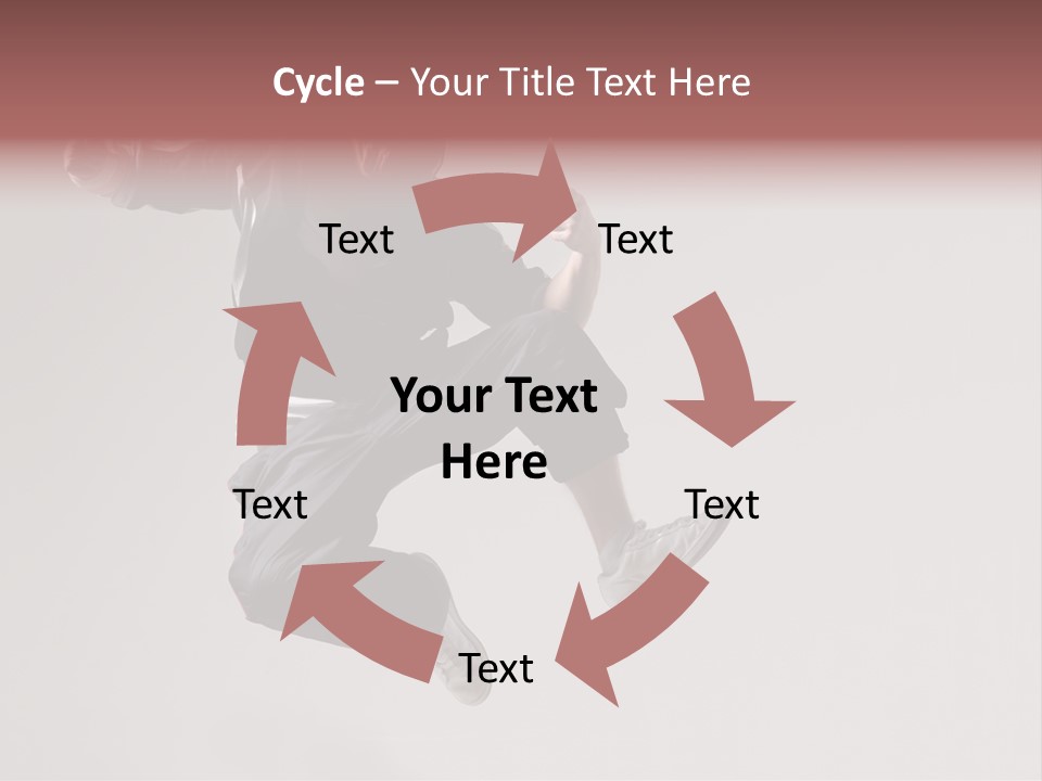 A Man Jumping In The Air With A Hoodie On PowerPoint Template