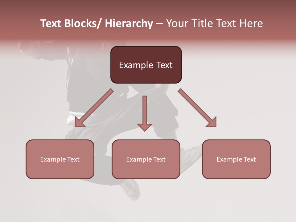 A Man Jumping In The Air With A Hoodie On PowerPoint Template