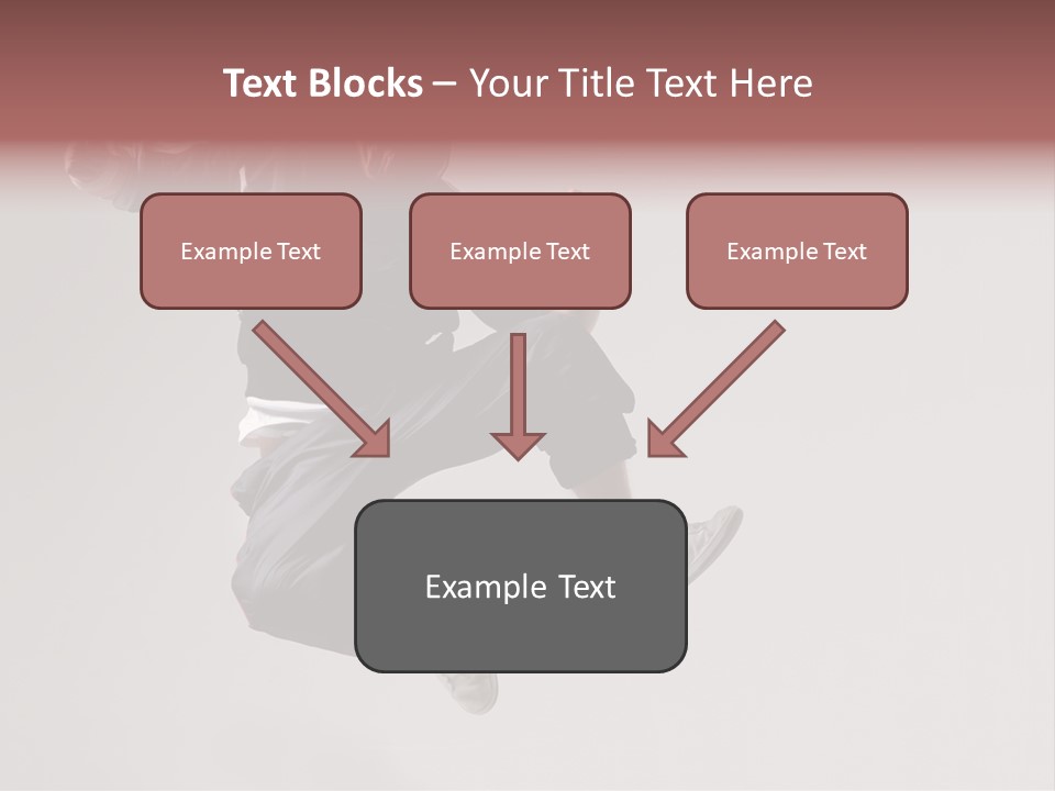 A Man Jumping In The Air With A Hoodie On PowerPoint Template