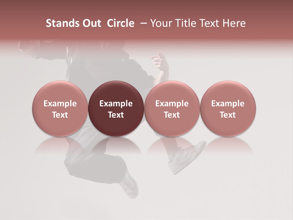 A Man Jumping In The Air With A Hoodie On PowerPoint Template