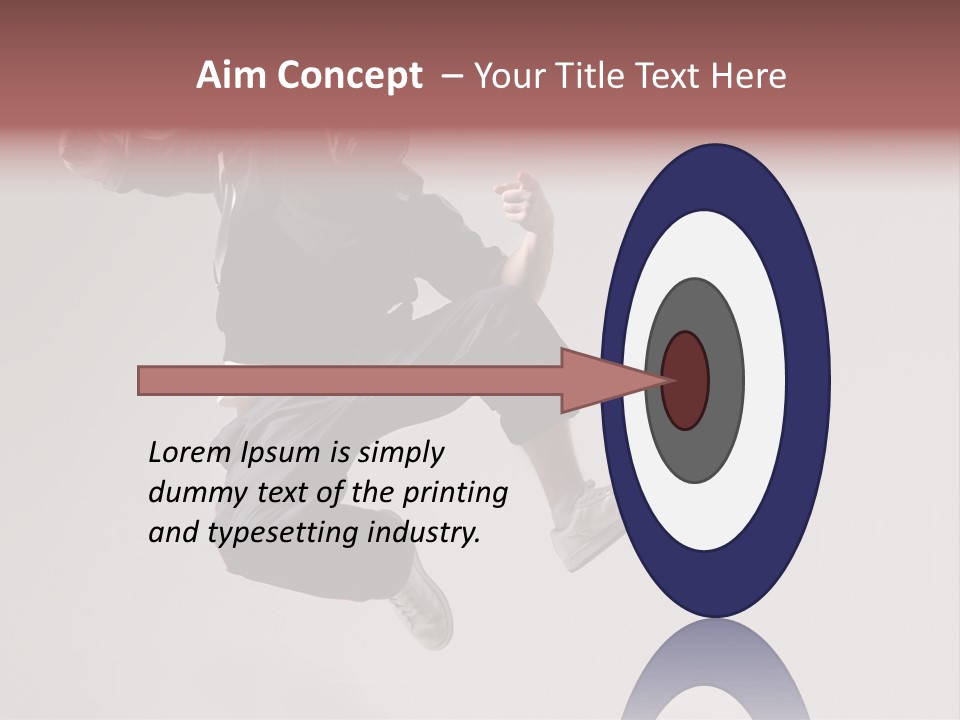 A Man Jumping In The Air With A Hoodie On PowerPoint Template