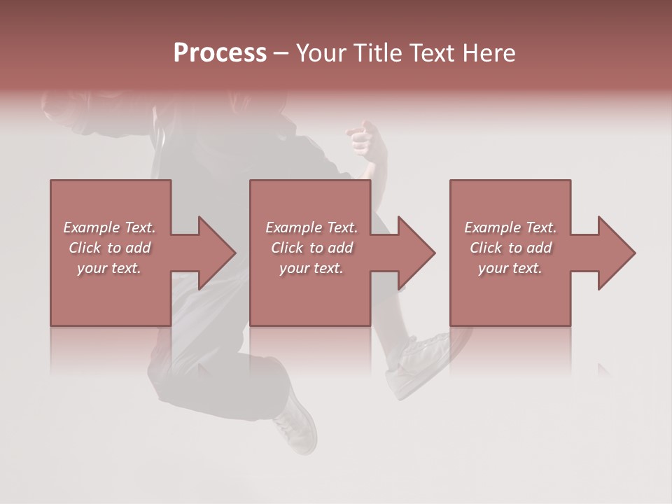 A Man Jumping In The Air With A Hoodie On PowerPoint Template