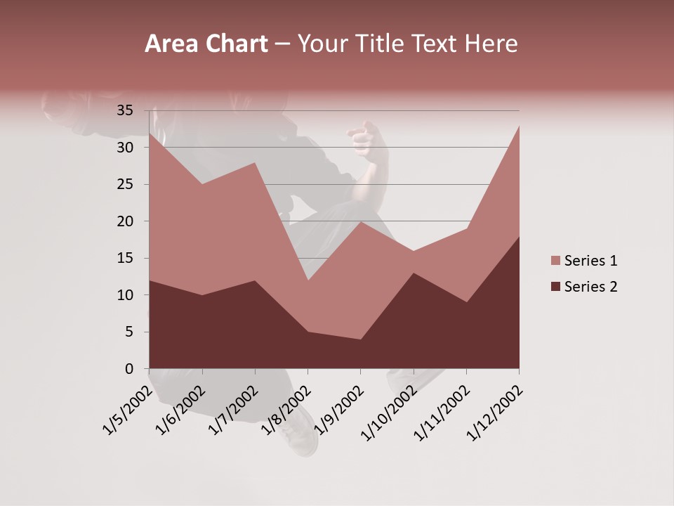 A Man Jumping In The Air With A Hoodie On PowerPoint Template
