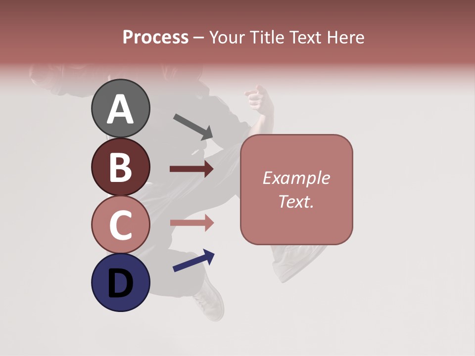 A Man Jumping In The Air With A Hoodie On PowerPoint Template