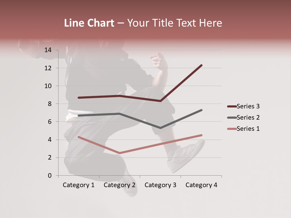A Man Jumping In The Air With A Hoodie On PowerPoint Template