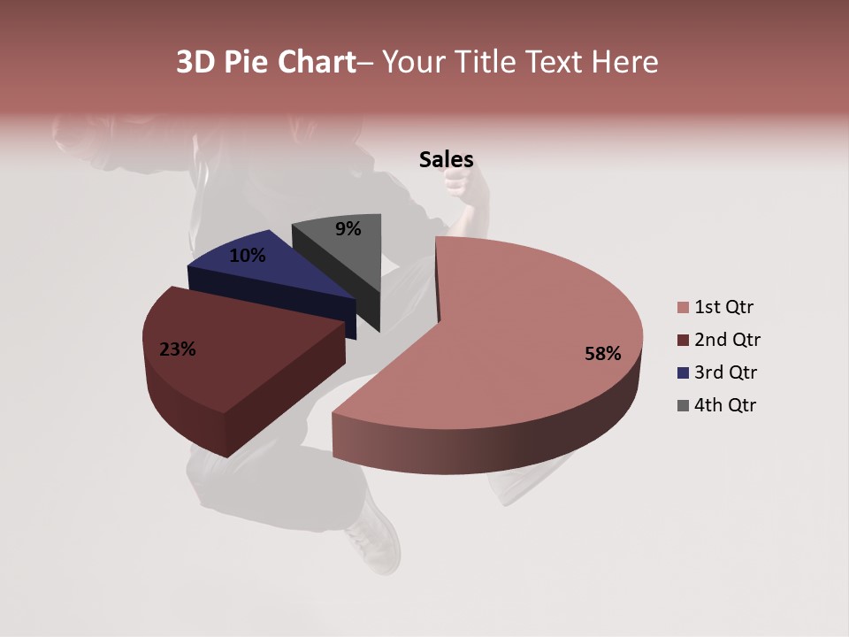 A Man Jumping In The Air With A Hoodie On PowerPoint Template