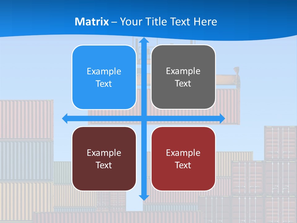 Port Trade Logistics PowerPoint Template