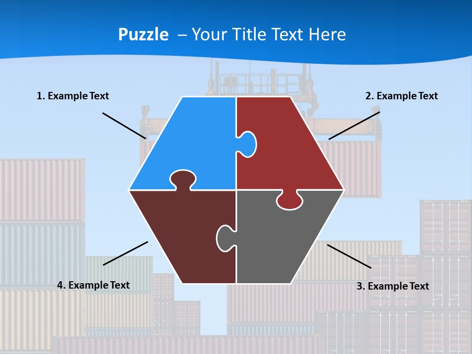 Port Trade Logistics PowerPoint Template