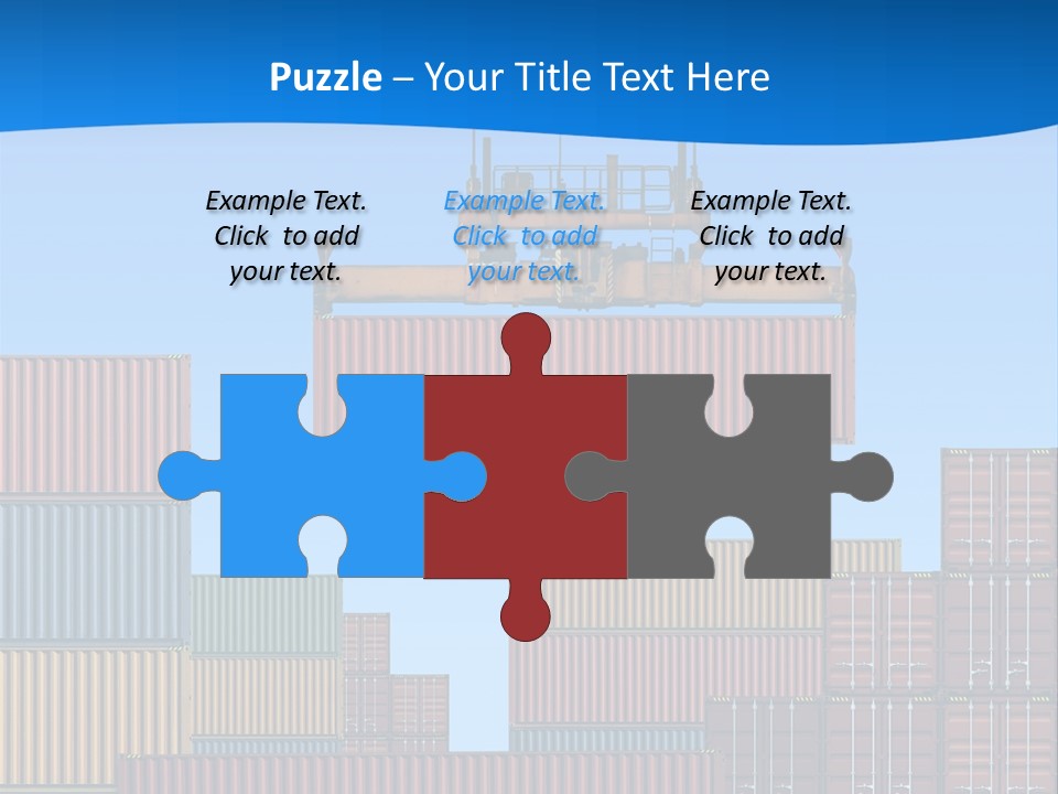 Port Trade Logistics PowerPoint Template