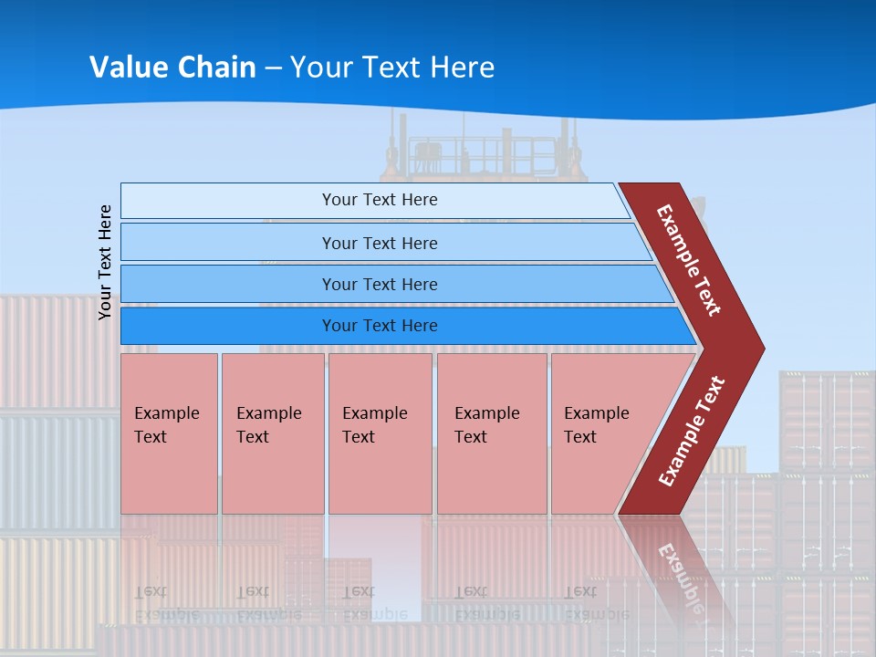 Port Trade Logistics PowerPoint Template
