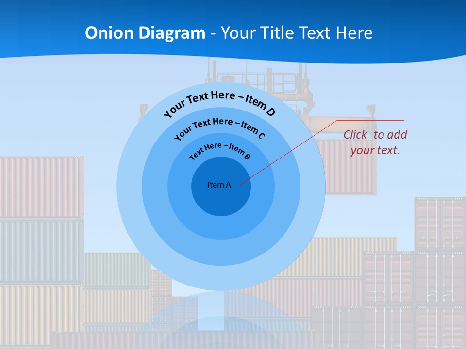 Port Trade Logistics PowerPoint Template