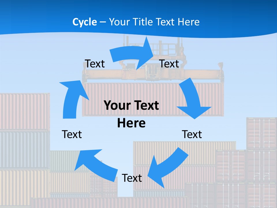 Port Trade Logistics PowerPoint Template