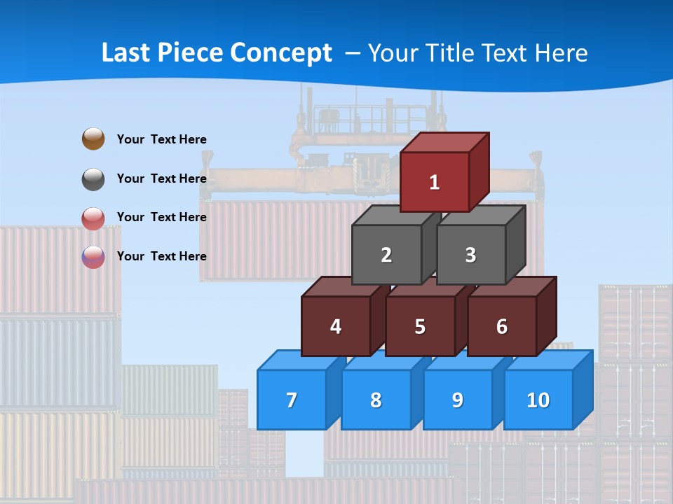 Port Trade Logistics PowerPoint Template