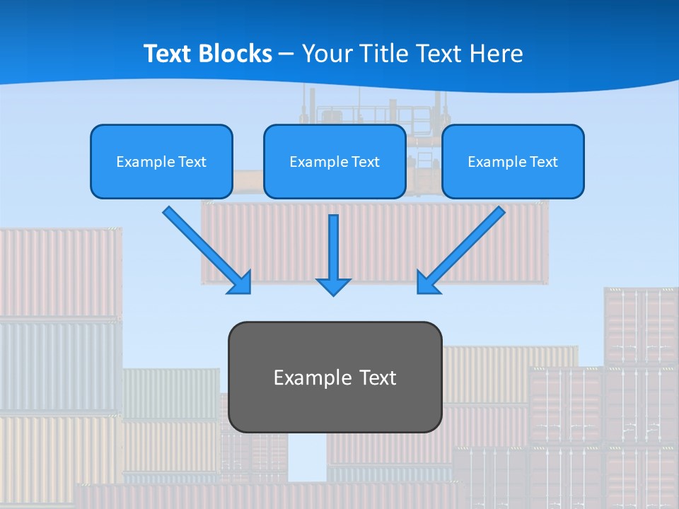 Port Trade Logistics PowerPoint Template