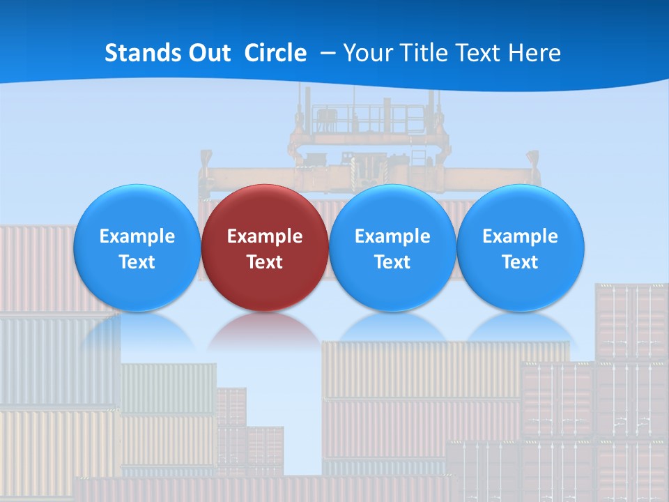 Port Trade Logistics PowerPoint Template