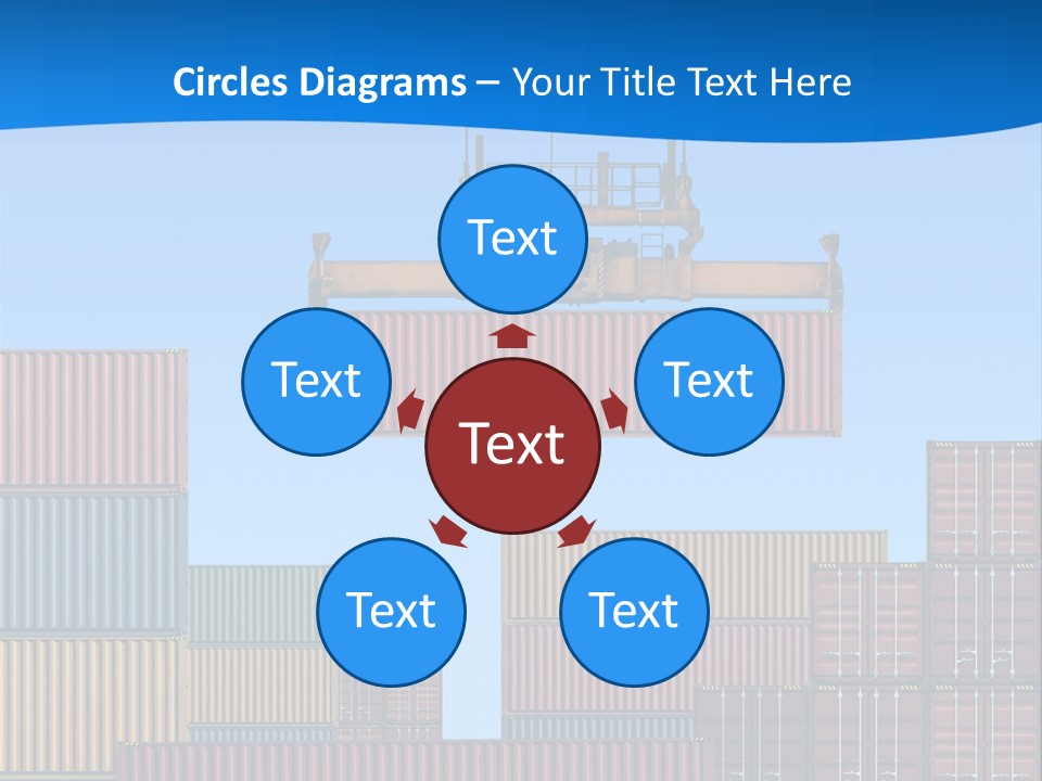 Port Trade Logistics PowerPoint Template
