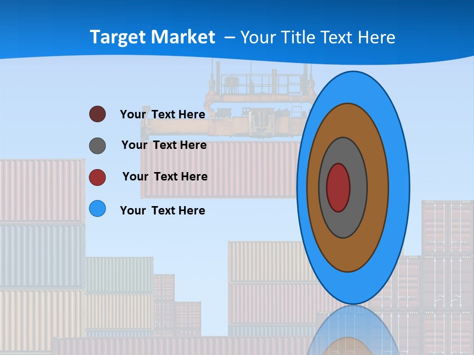 Port Trade Logistics PowerPoint Template