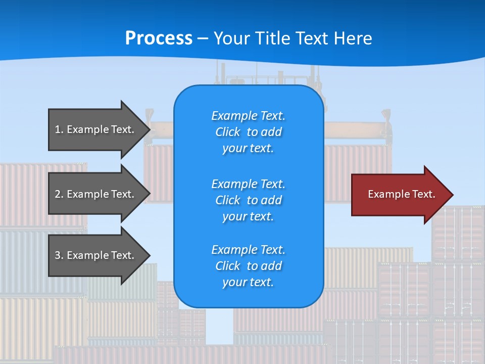 Port Trade Logistics PowerPoint Template