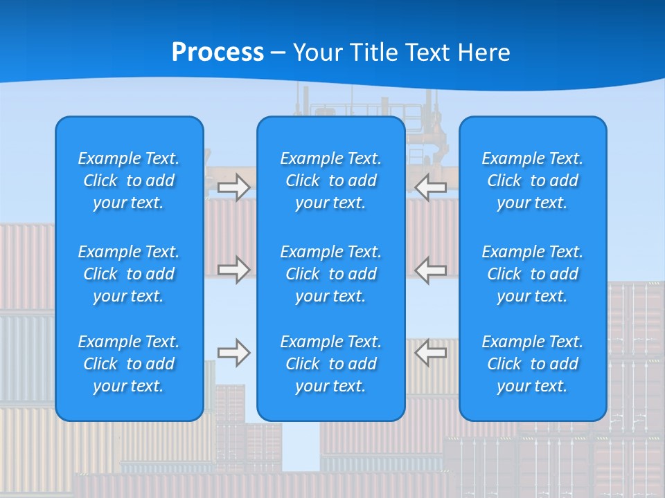 Port Trade Logistics PowerPoint Template