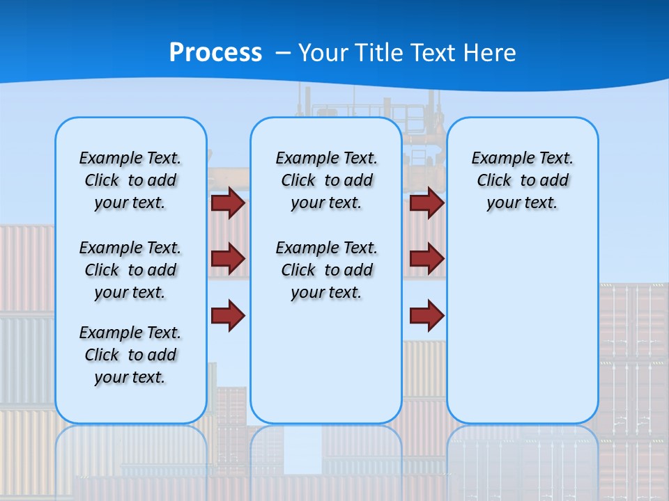 Port Trade Logistics PowerPoint Template