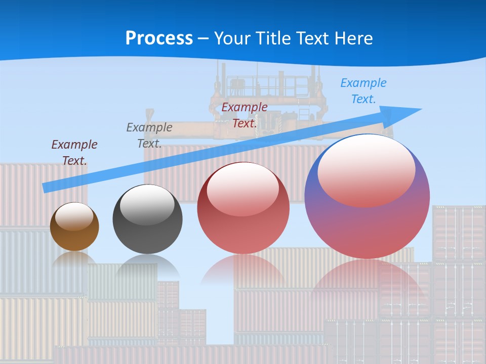Port Trade Logistics PowerPoint Template