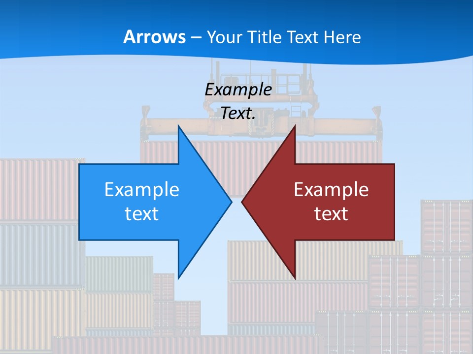 Port Trade Logistics PowerPoint Template