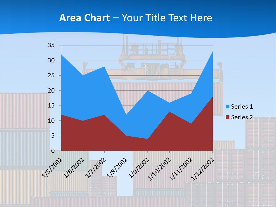 Port Trade Logistics PowerPoint Template